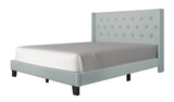 Moonstar Grayish Blue King Platform Bed from Happy Homes - Luna Furniture