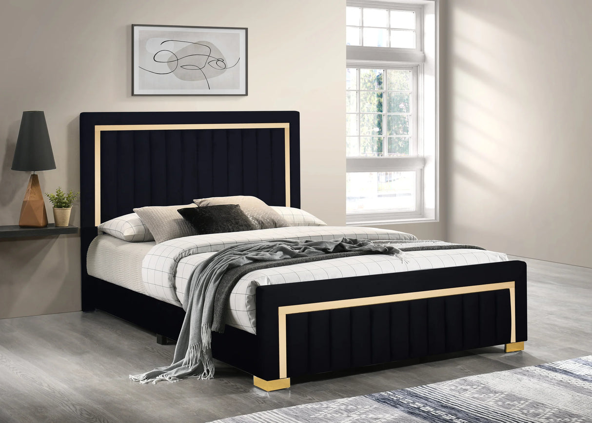 Goodline Black Twin Bed from Happy Homes - Luna Furniture
