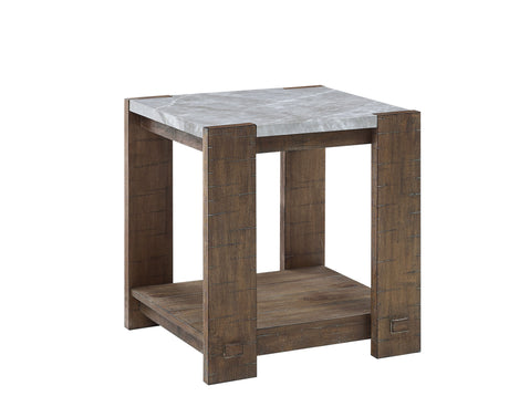 Libby Sintered Stone End Table from Steve Silver - Luna Furniture