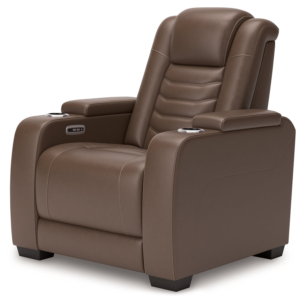 High Impact Tobacco Power Recliner from Ashley - Luna Furniture