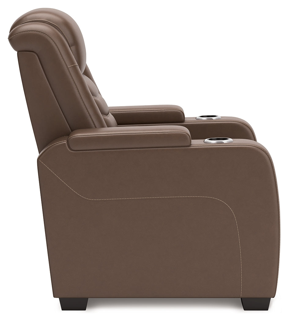 High Impact Tobacco Power Recliner from Ashley - Luna Furniture