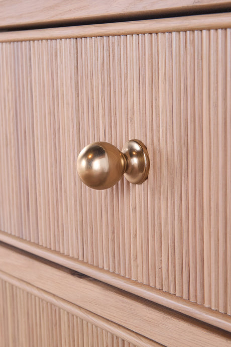 Highland 2-Drawer Nightstand in Natural Oak from Essentials For Living - Luna Furniture