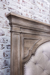 Highland Park King Bed, Waxed Driftwood from Steve Silver - Luna Furniture