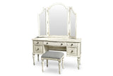 Highland Park Cathedral White Vanity Desk (Desk Only) from Steve Silver - Luna Furniture