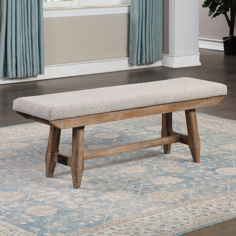Riverdale Driftwood Dining Bench from Steve Silver - Luna Furniture