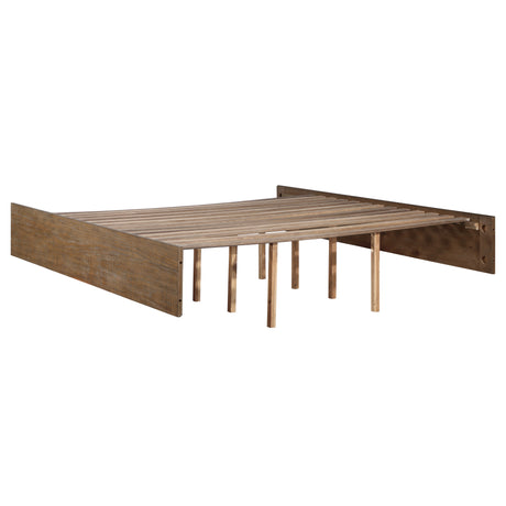 Riverdale Driftwood King Storage Platform Bed from Steve Silver - Luna Furniture