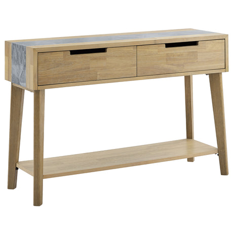 Calgary Sintered Stone Inlay Sofa Table from Steve Silver - Luna Furniture
