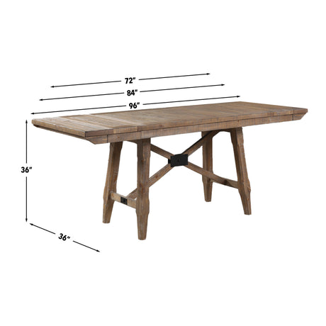 Riverdale Driftwood 96" Extendable Counter Height Table from Steve Silver - Luna Furniture