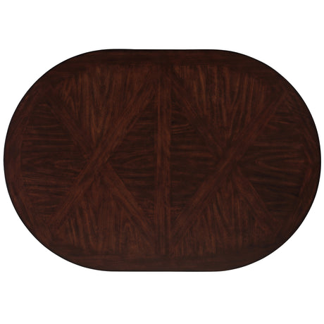 Adrian Espresso 60″ Oval Dining Table from Steve Silver - Luna Furniture