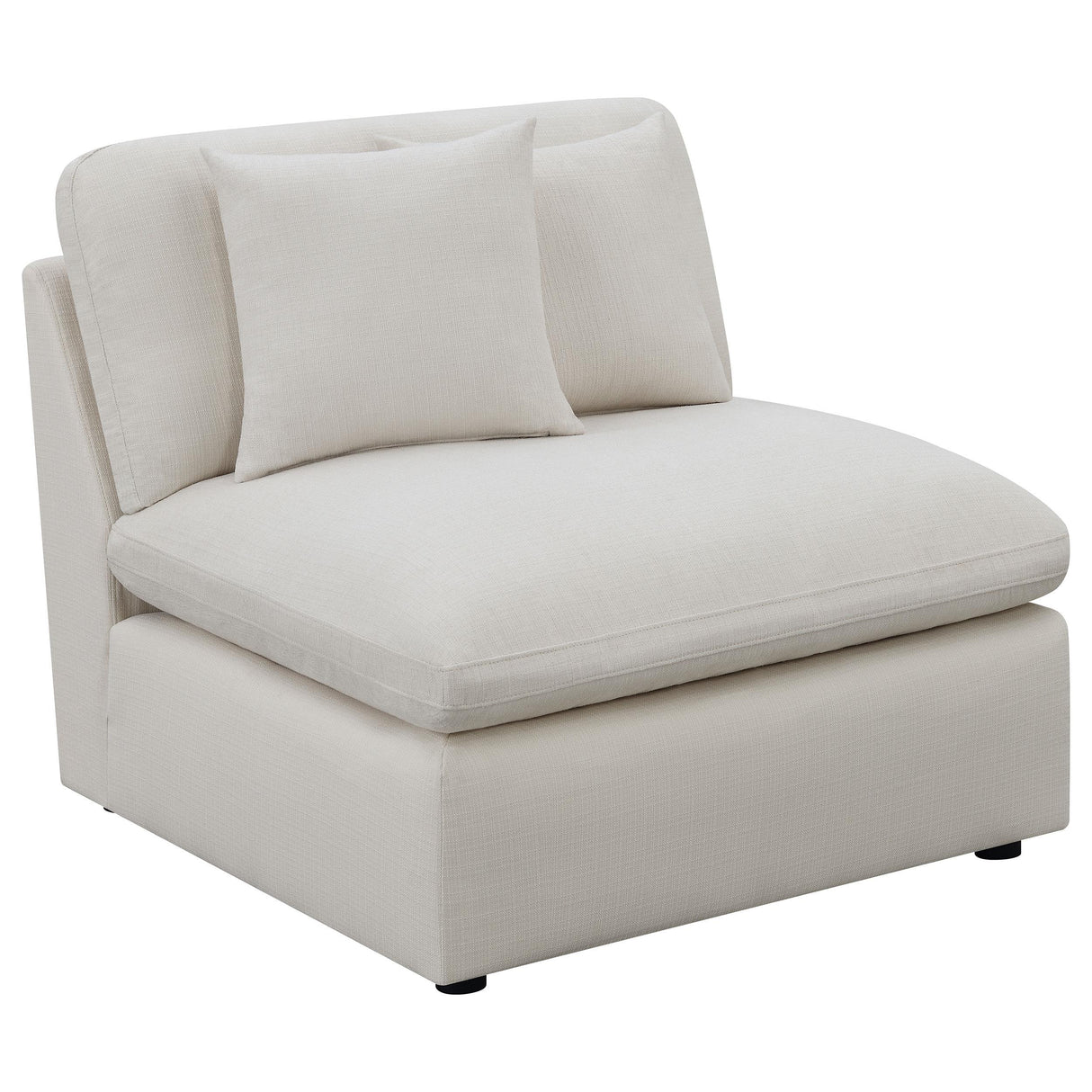 Hobson 5-piece Upholstered Modular Sectional Sofa Ivory from Coaster - Luna Furniture