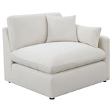 Hobson 5-piece Upholstered Modular Sectional Sofa Ivory from Coaster - Luna Furniture