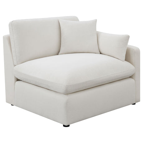 Hobson Ivory 5-piece Upholstered Modular Sectional Sofa from Coaster - Luna Furniture