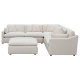 Hobson Ivory 6-piece Upholstered Modular Sectional Sofa from Coaster - Luna Furniture