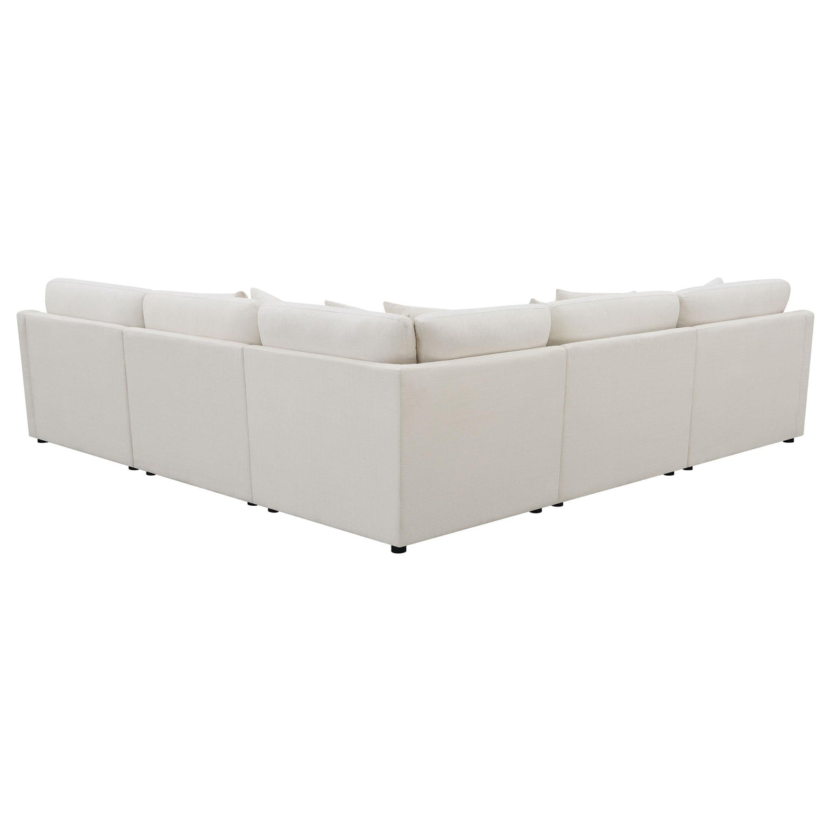 Hobson Ivory 6-piece Upholstered Modular Sectional Sofa from Coaster - Luna Furniture