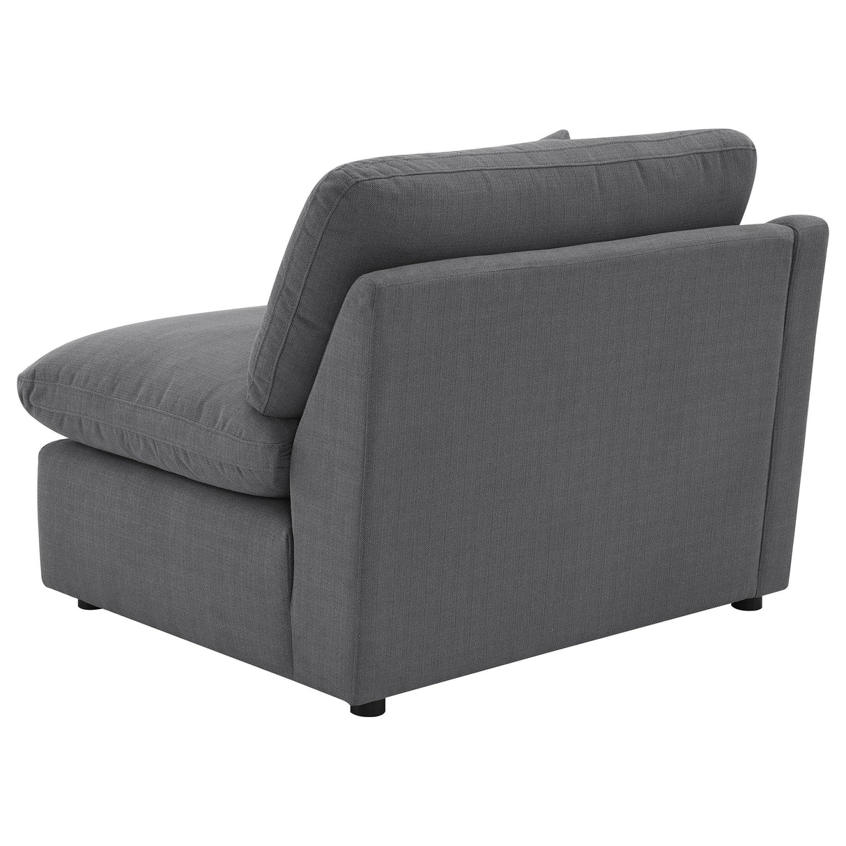 Hobson Upholstered LAF Chair Charcoal from Coaster - Luna Furniture