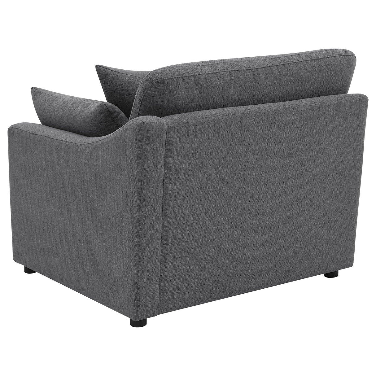 Hobson Upholstered RAF Chair Charcoal from Coaster - Luna Furniture