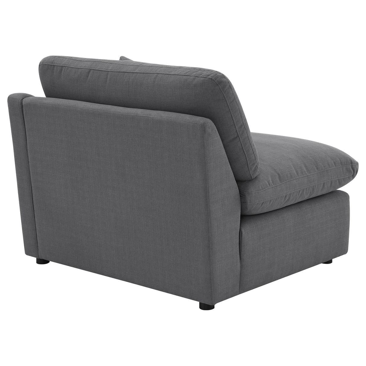 Hobson Upholstered RAF Chair Charcoal from Coaster - Luna Furniture