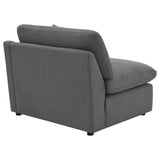 Hobson Upholstered RAF Chair Charcoal from Coaster - Luna Furniture