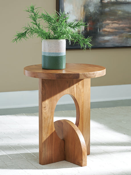 Hollbourne Brown Accent Table from Ashley - Luna Furniture
