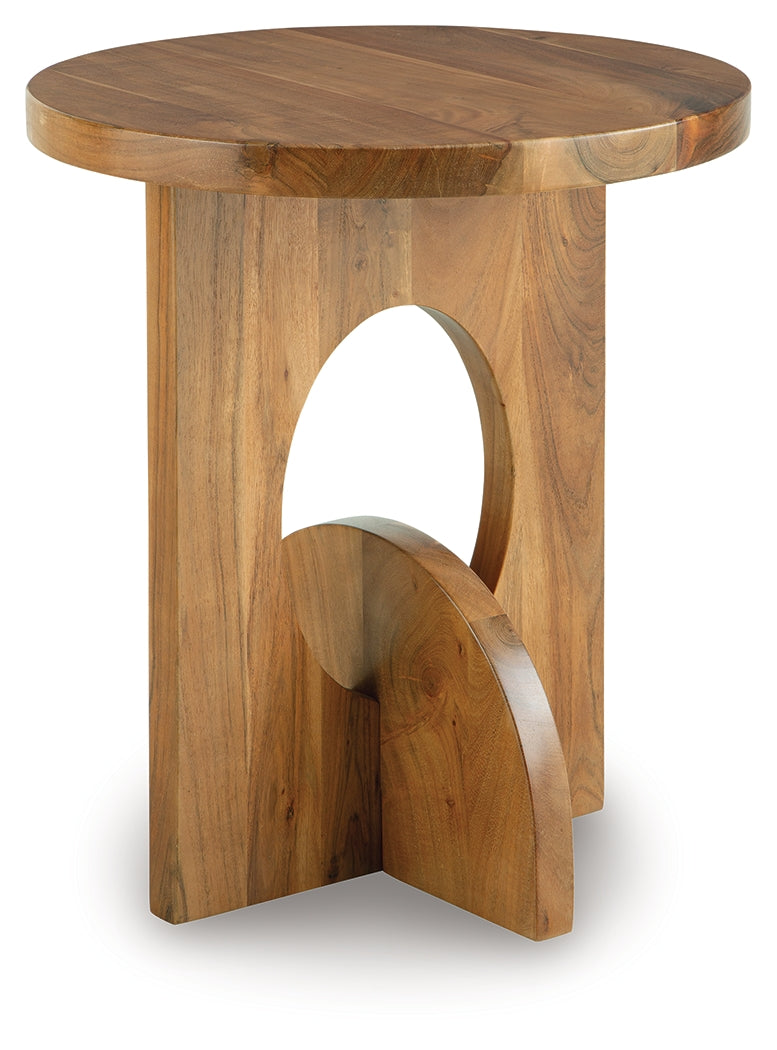 Hollbourne Brown Accent Table from Ashley - Luna Furniture