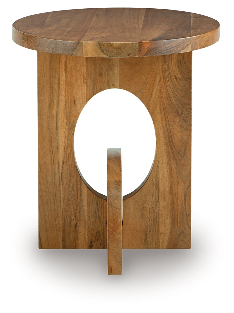 Hollbourne Brown Accent Table from Ashley - Luna Furniture