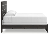 Hollivern Dark Gray King Panel Bed from Ashley - Luna Furniture