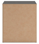 Hollivern Full Panel Bed with Storage with Mirrored Dresser, Chest and Nightstand in Dark Gray from Ashley - Luna Furniture