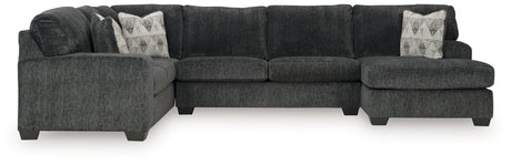 Hollyview Shadow 3-Piece Sectional with Chaise from Ashley - Luna Furniture