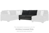Hollyview Shadow Armless Loveseat from Ashley - Luna Furniture