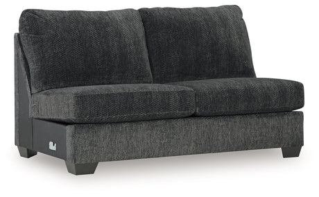 Hollyview Shadow Armless Loveseat from Ashley - Luna Furniture