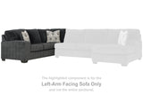 Hollyview Shadow Left-Arm Facing Sofa from Ashley - Luna Furniture