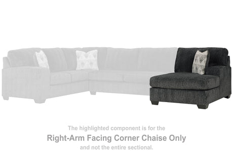 Hollyview Shadow Right-Arm Facing Corner Chaise from Ashley - Luna Furniture