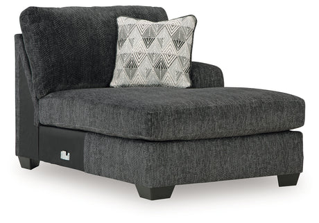 Hollyview Shadow Right-Arm Facing Corner Chaise from Ashley - Luna Furniture