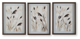 Honslow Brown/Black/White Wall Art (Set of 3) from Ashley Furniture - Luna Furniture