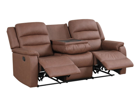 Hope Brown 3-Piece Reclining Set from Happy Homes - Luna Furniture