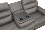 Hope Gray 3-Piece Reclining Living Room Set from Happy Homes - Luna Furniture