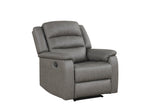 Hope Gray 3-Piece Reclining Living Room Set from Happy Homes - Luna Furniture