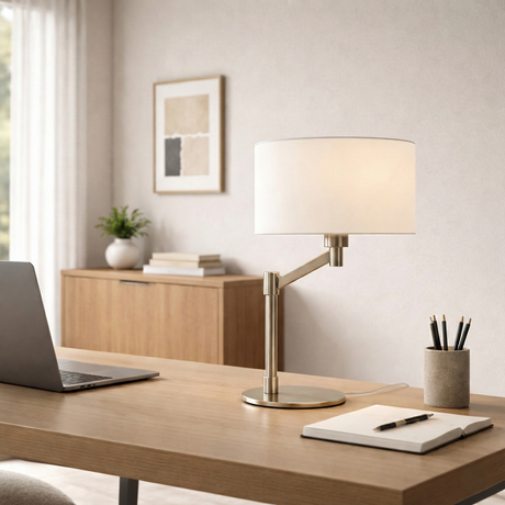 Horizon Brushed Nickel Table Lamp with On/Off Switch Curved Metal Base Linen Shade-WLL03700201-Ashcroft-horizon-brushed-nickel-table-lamp-5.png-Luna Furniture