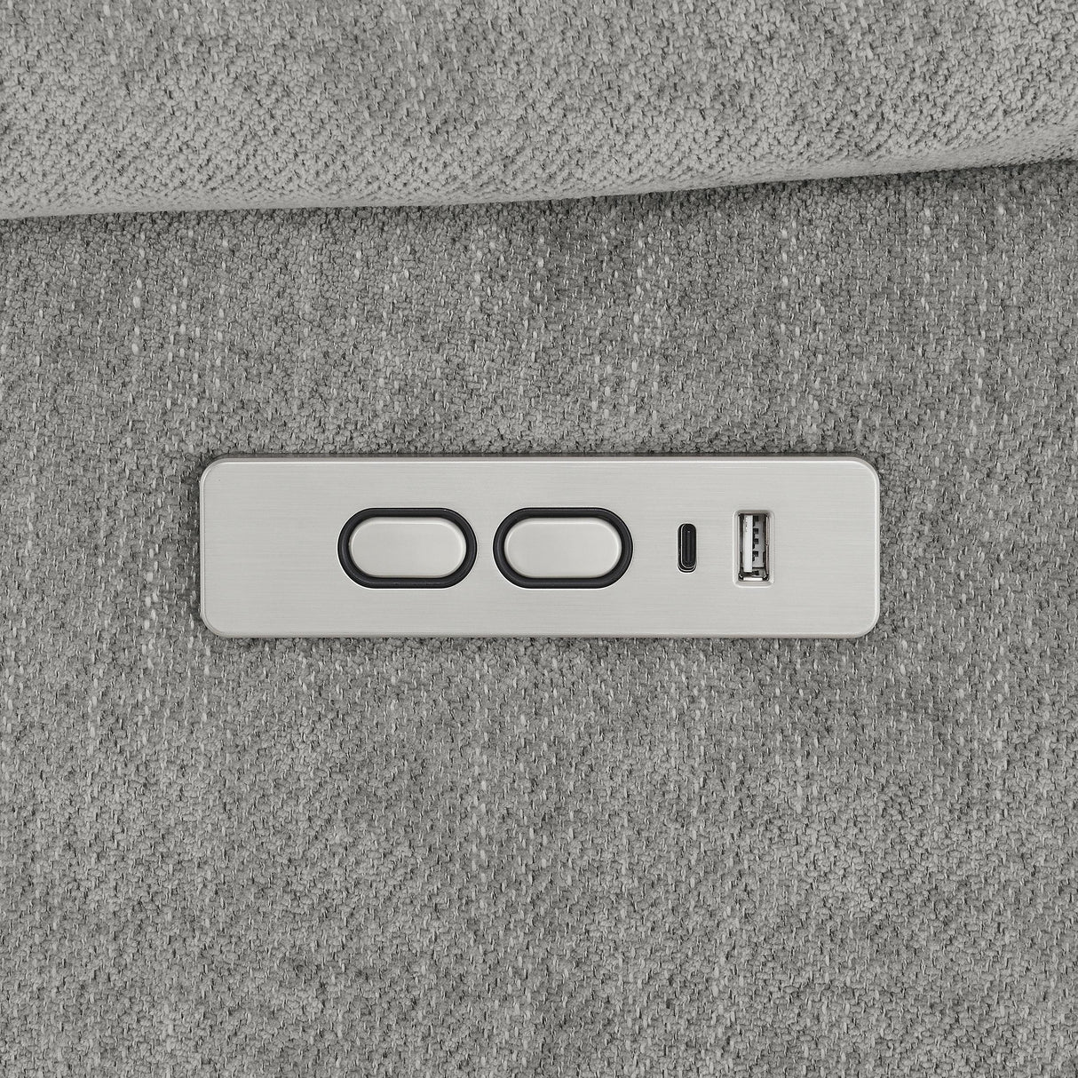 Houston Gray Upholstered Power Lift Recliner Chair from Coaster - Luna Furniture