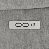 Houston Gray Upholstered Power Lift Recliner Chair from Coaster - Luna Furniture