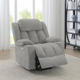 Houston Gray Upholstered Power Lift Recliner Chair from Coaster - Luna Furniture
