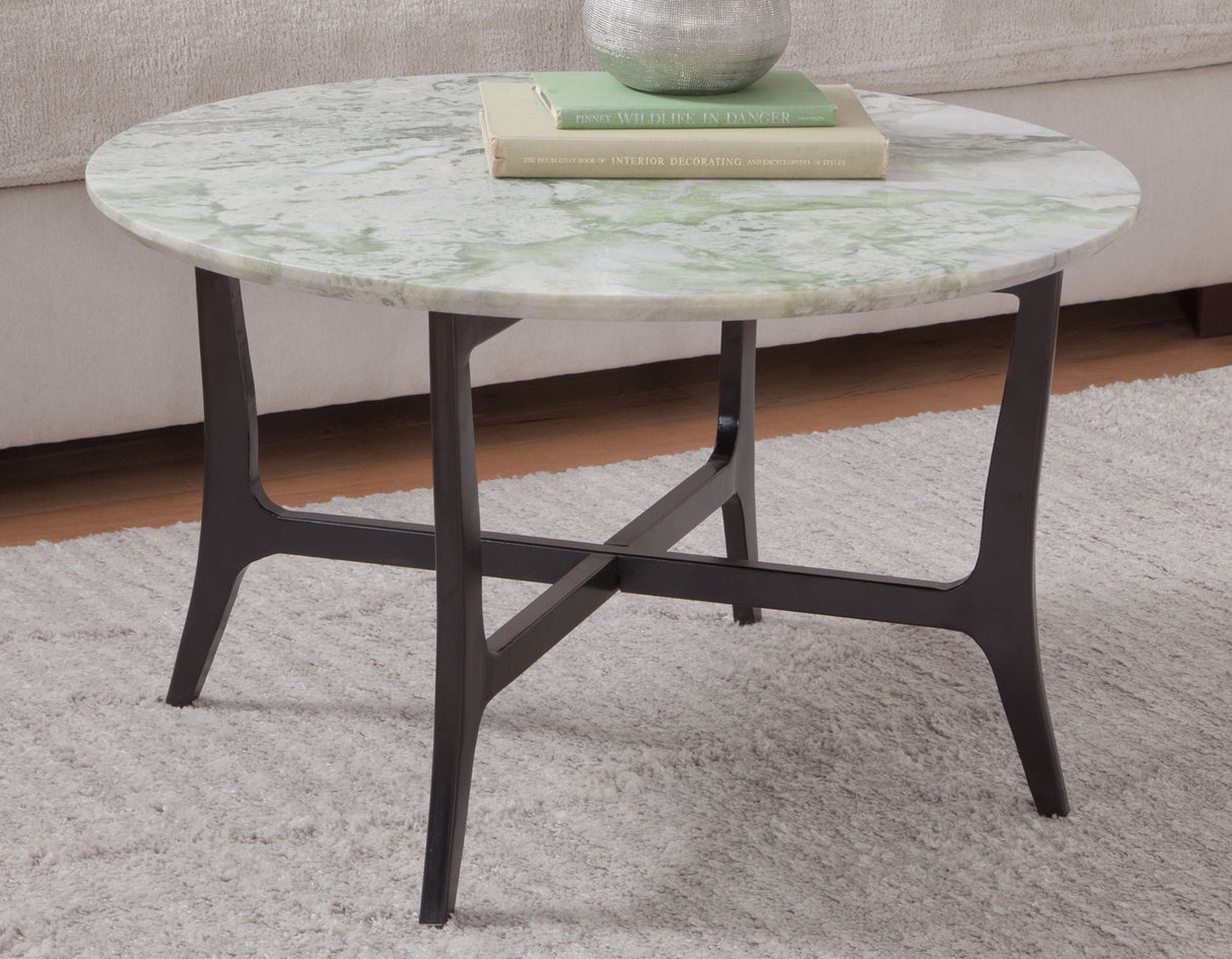 Hoxley Green Onyx 30″ Round Coffee Table from Steve Silver - Luna Furniture