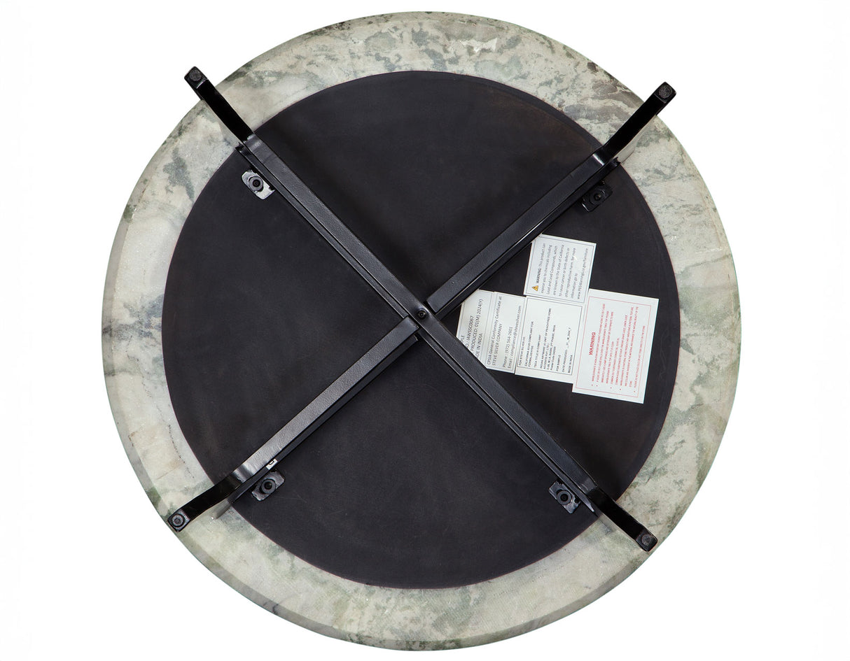 Hoxley Green Onyx 30″ Round Coffee Table from Steve Silver - Luna Furniture