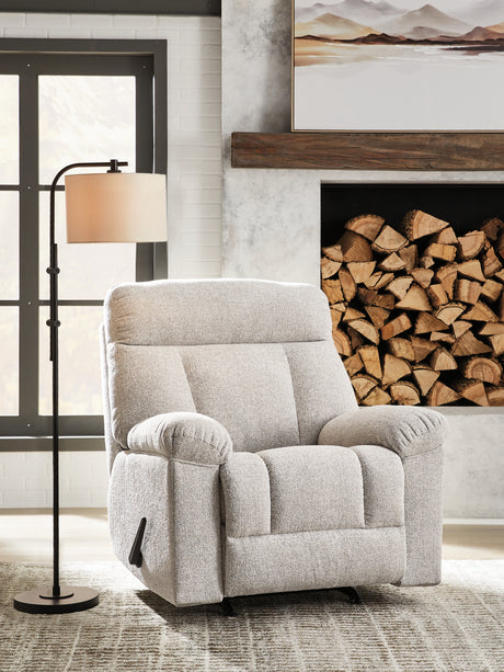 Hoyne Park Cobble Stone Recliner from Ashley - Luna Furniture