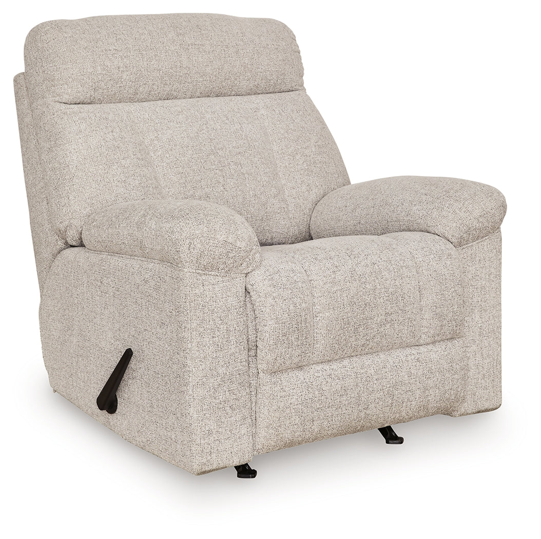 Hoyne Park Cobble Stone Recliner from Ashley - Luna Furniture