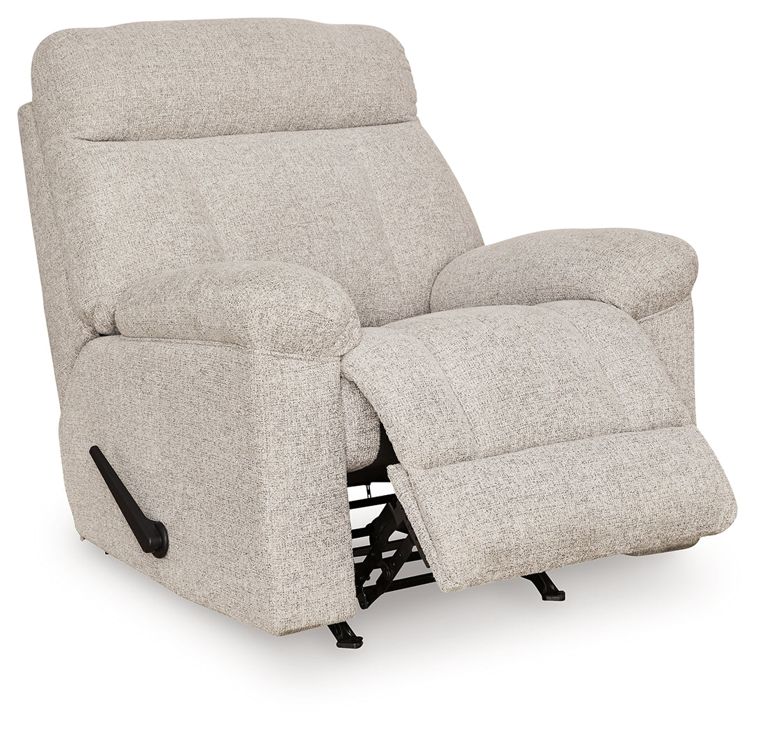 Hoyne Park Cobble Stone Recliner from Ashley - Luna Furniture