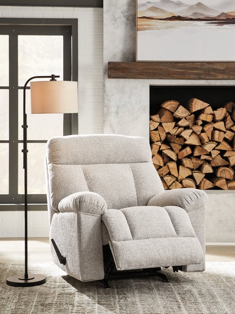 Hoyne Park Cobble Stone Recliner from Ashley - Luna Furniture