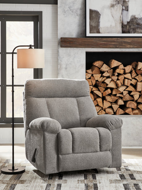 Hoyne Park Smoke Recliner from Ashley Furniture - Luna Furniture