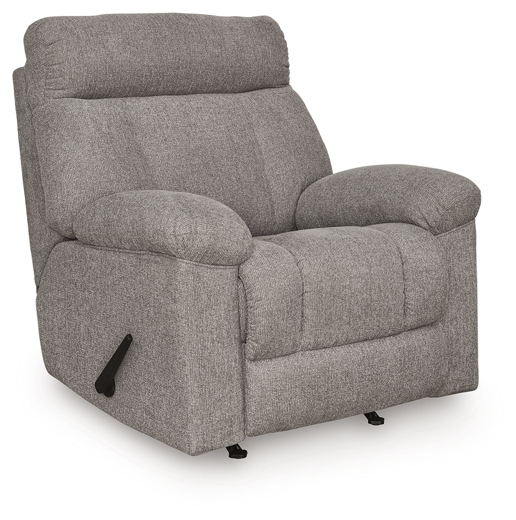 Hoyne Park Smoke Recliner from Ashley Furniture - Luna Furniture