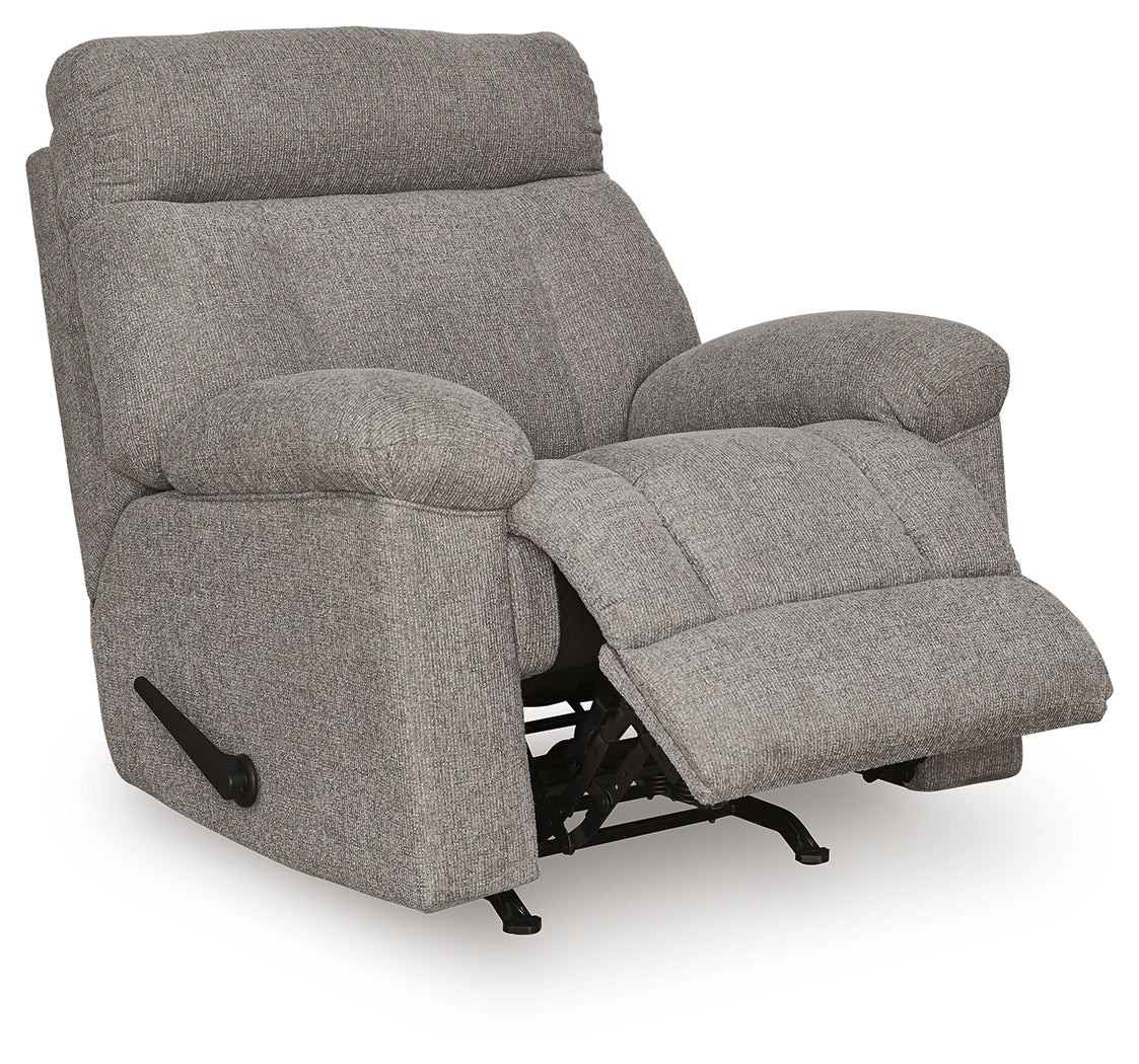 Hoyne Park Smoke Recliner from Ashley Furniture - Luna Furniture